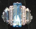 Bague Balleny Princess Aquamarine