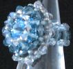 Bague Dome Bleu Indian