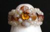 Bague en kit Lolita Strass ambre