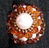 Bague Saturne ambre