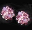 Boucles d'oreilles Boule Cyclamen