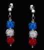 Boucles d'oreilles Boules de perles France 