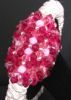 Chouchou pour cheveux en cristal rose