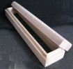 Coffret bois naturel long