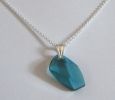 Collier argent pendentif Swarovski Avant-garde Bleu