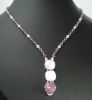 Collier Gl&eacute;nan trio de Roses