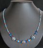 Collier Millefiori Turquoise orange