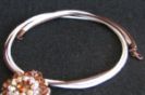 Kit collier cordons marron/blanc