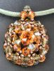 Pendentif Mekiro Grand Ambre sur cordon