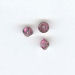 Toupie 3mm rose satin x 12