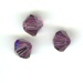 Toupie 4mm amethyst x 12