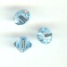 Toupie 4mm Aquamarine x 12