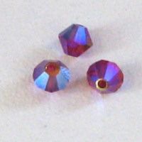 Toupie 4mm ruby AB2X x 12