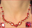 Kit collier tonga rouge