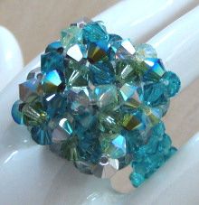Bague Cuba Bleu-vert