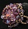 Bague Dome Cyclamen