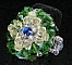 Bague Drapeau Br&eacute;sil