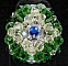 Bague Drapeau Br&eacute;sil