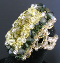 Bague en perle Alboran rectangle (kit)
