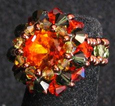 Bague Tinos Hyacinth Kaki