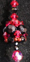 Bijou de portable Cloche Rubis