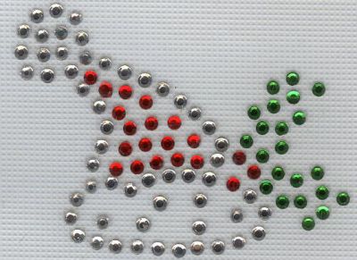 Bonnet de No&euml;l en strass