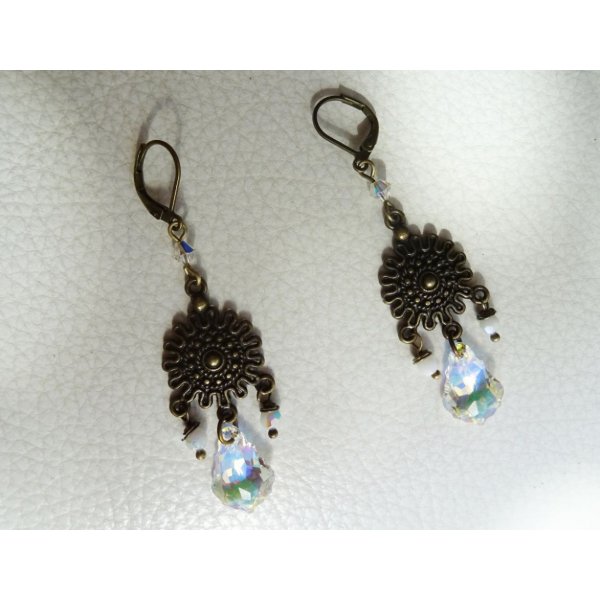 Boucles d'oreilles Bohème Swarovski Crystal
