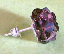 Boucles d'oreilles Boule Cyclamen