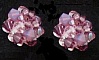 Boucles d'oreilles Boule Cyclamen