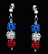 Boucles d'oreilles Boules de perles France 