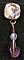Boucles d'oreilles Cabochons Crystal Amethyst