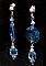 Boucles d'oreilles Octogones Swarovski