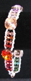 Bracelet C&eacute;lestia aux rocailles nacr&eacute;es
