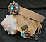 Bracelet Cuir Giraglia Turquoise en kit