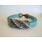 Bracelet en kit Regaliz turquoise perles Violet/Vert