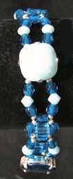 Bracelet Tanna bleu vert
