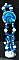 Bracelet Tanna bleu vert
