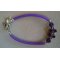 Bracelet Tube Violet cristal Swarovski