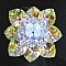 Broche Bermude Cristalia