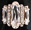 Cabochon Swarovski 4161 Marquise 21x7 mm Crystal