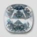 Cabochon swarovski carré 12mm Crystal