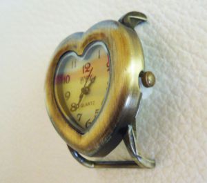 Cadran de montre bronze Coeur