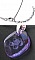 Collier argent pendentif Swarovski grav&eacute;