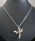 Collier argent pendentif Swarovski Libellule
