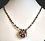 Collier boule Bounty White dorado