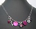 Collier coeurs et breloques Swarovski