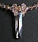 Collier colonne de cristal