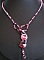 Collier Cyclade rose amethyste