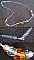 Collier fine cha&icirc;ne et rondes Swarovski