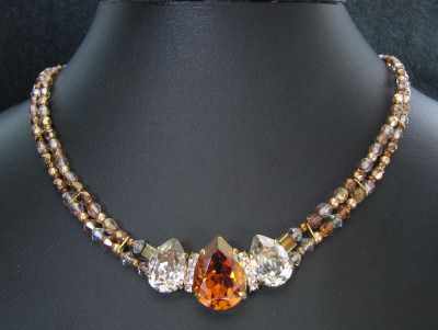 Collier Gouttes de cognac